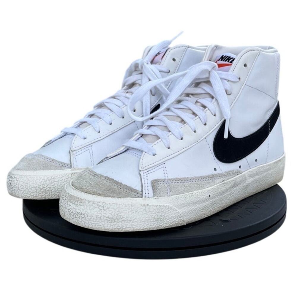 Womens Nike Blazer Mid 77 CZ1055-100 Leather Athletic Sneaker Shoes SZ 7.5 White